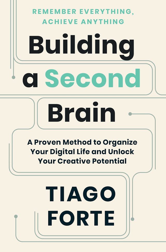 Building a second brain book image